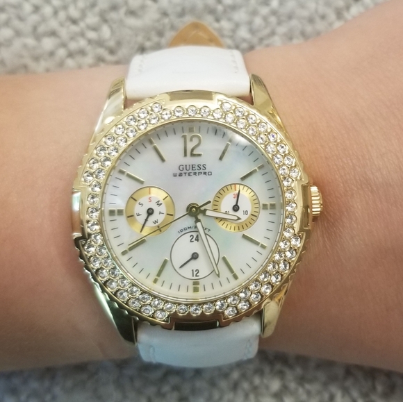 Guess Accessories - Guess Waterpro G95357L Womens Gold watch